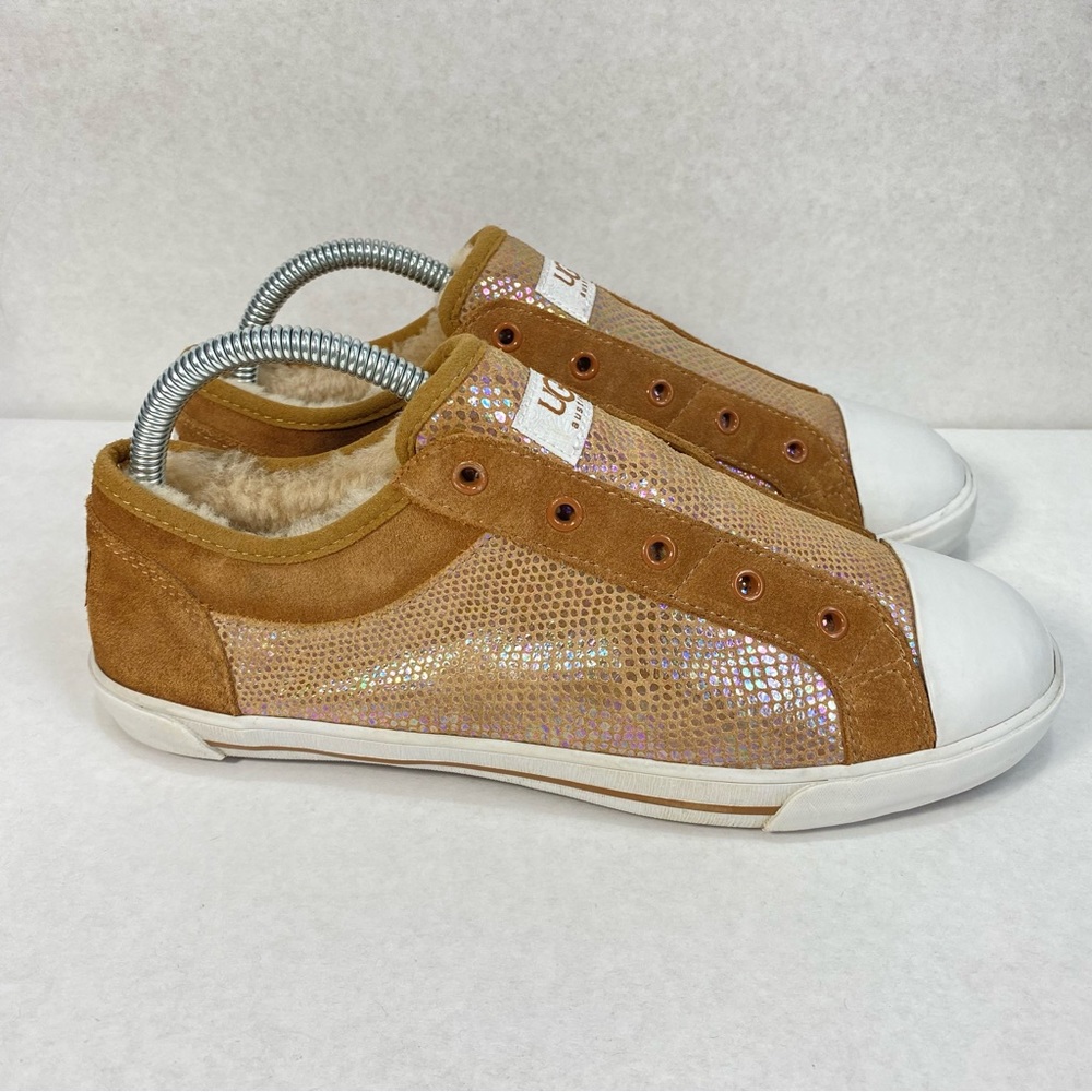 UGG Australia Suede Sheepskin Lining Casual Sneakers Shoes 1009031; Women’s 7.5